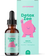 JoySpring DetoxZee Kids – Gotas de Zeolita con Vitamina D3 y B12 – Sabor a Bayas Suave – 30 Dosis