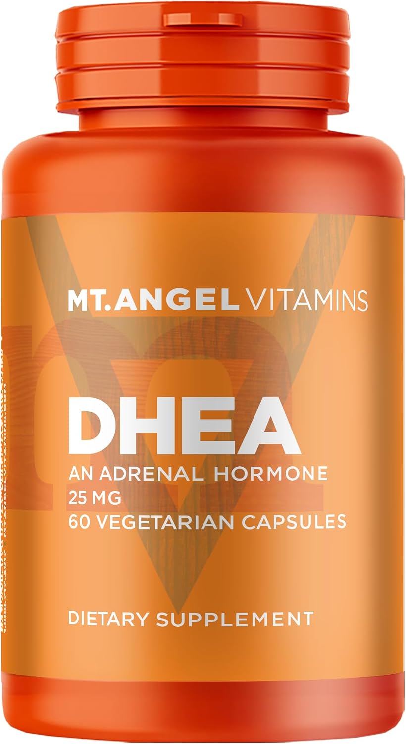 Mt. Angel Vitamins DHEA Puro 25 mg - 60 Cápsulas