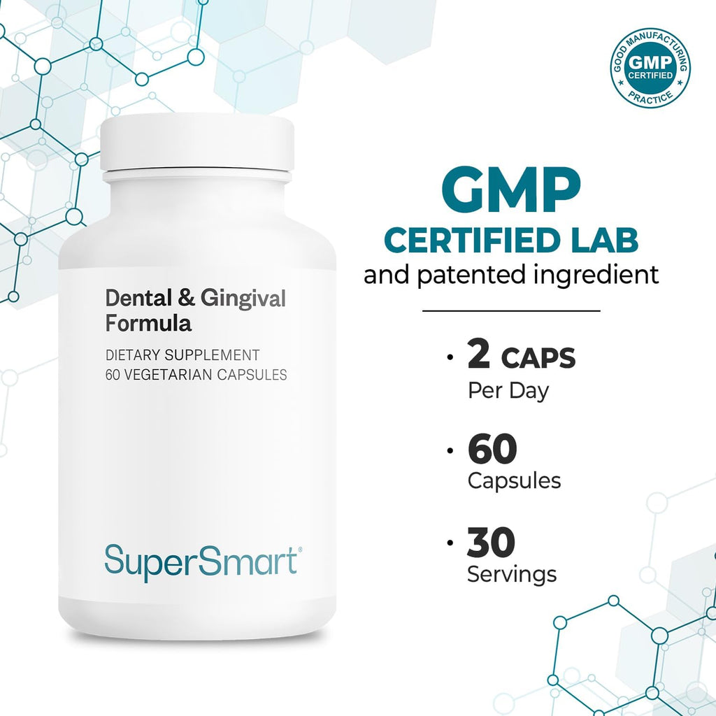 Supersmart Dental & Gingival Formula (Patented) - 60 Cápsulas Vegetales