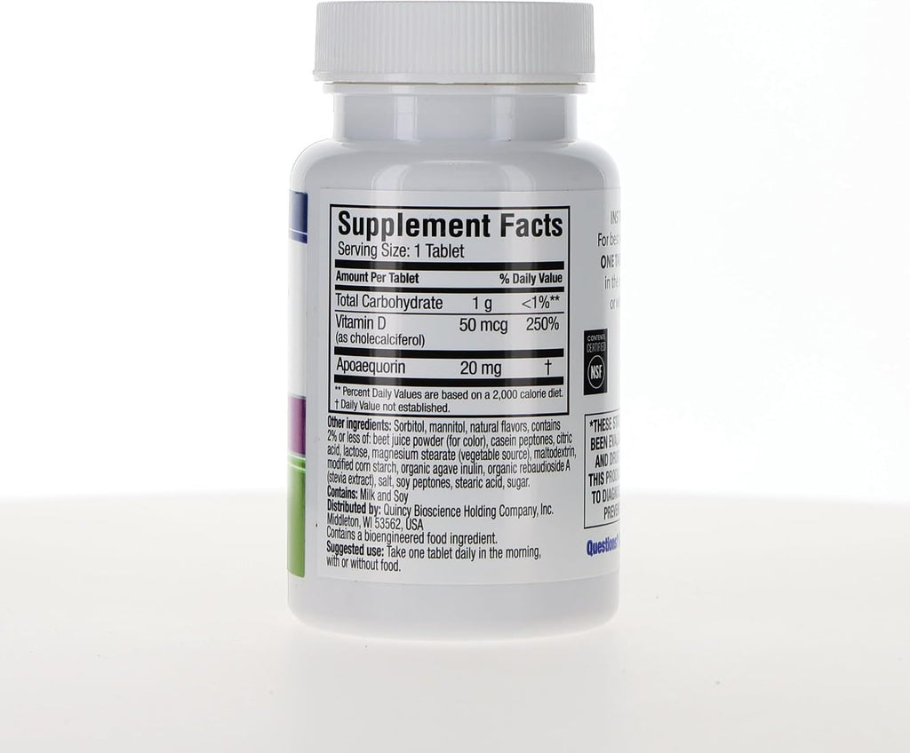 Prevagen Extra Strength Masticables de bayas mixtas - 30 comprimidos con Apoaequorina y vitamina D3