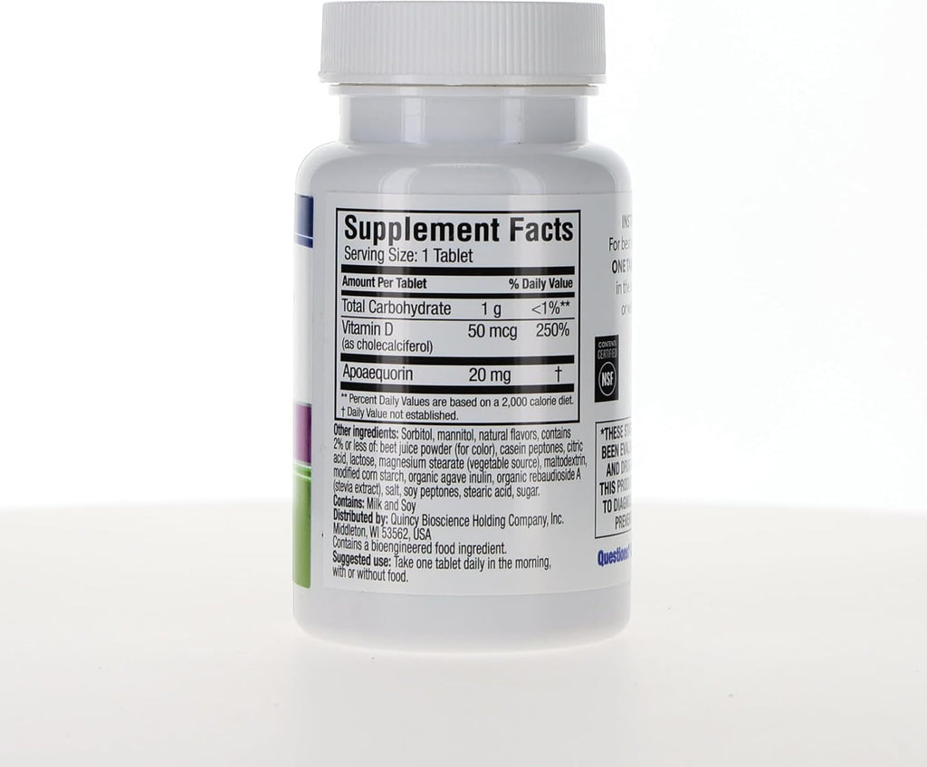 Prevagen Extra Strength Mixed Berry Chewables - 60 Comprimidos Masticables (Suministro para 2 Meses) | Formulado para tu Cerebro | 20mg de Apoaequorina más Vitamina D3
