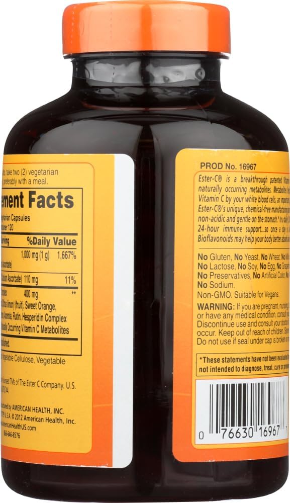 Ester-C 500 con Bioflavonoides Cítricos - Vegetariano