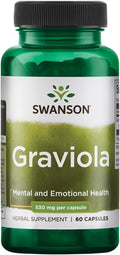 Swanson Graviola 530 mg, 60 Cápsulas