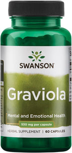 Swanson Graviola 530 mg, 60 Cápsulas