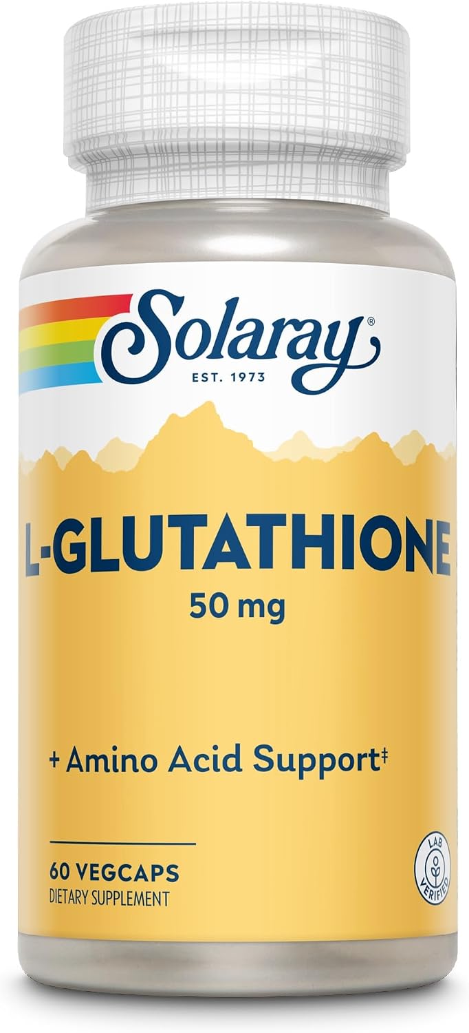 Solaray L-Glutatión 50 mg - 60 Cápsulas Vegetales