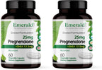 Emerald Labs Pregnenolona 50mg con DHEA 25mg - 60 Cápsulas