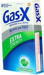 Novartis Gas-X Extra Strength Antigas - 10 Cápsulas Blandas