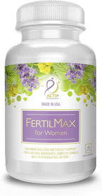 ACTIF Organic FertilMax - Suplemento de Fertilidad y Apoyo a la Ovulación - 60 Cápsulas
