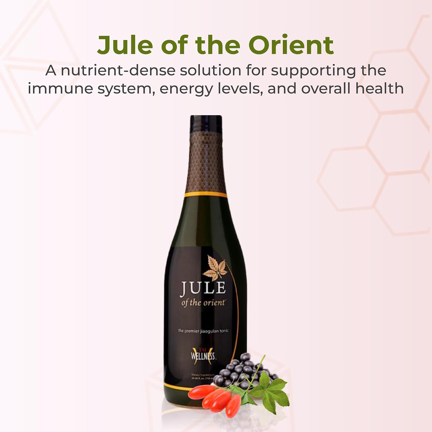 Youngevity Jule of the Orient® Organic SuperJuice con 15+ Superalimentos - Tónico de Frutas y Verduras con Adaptógenos, Fitonutrientes y Antioxidantes (25.35 fl oz)