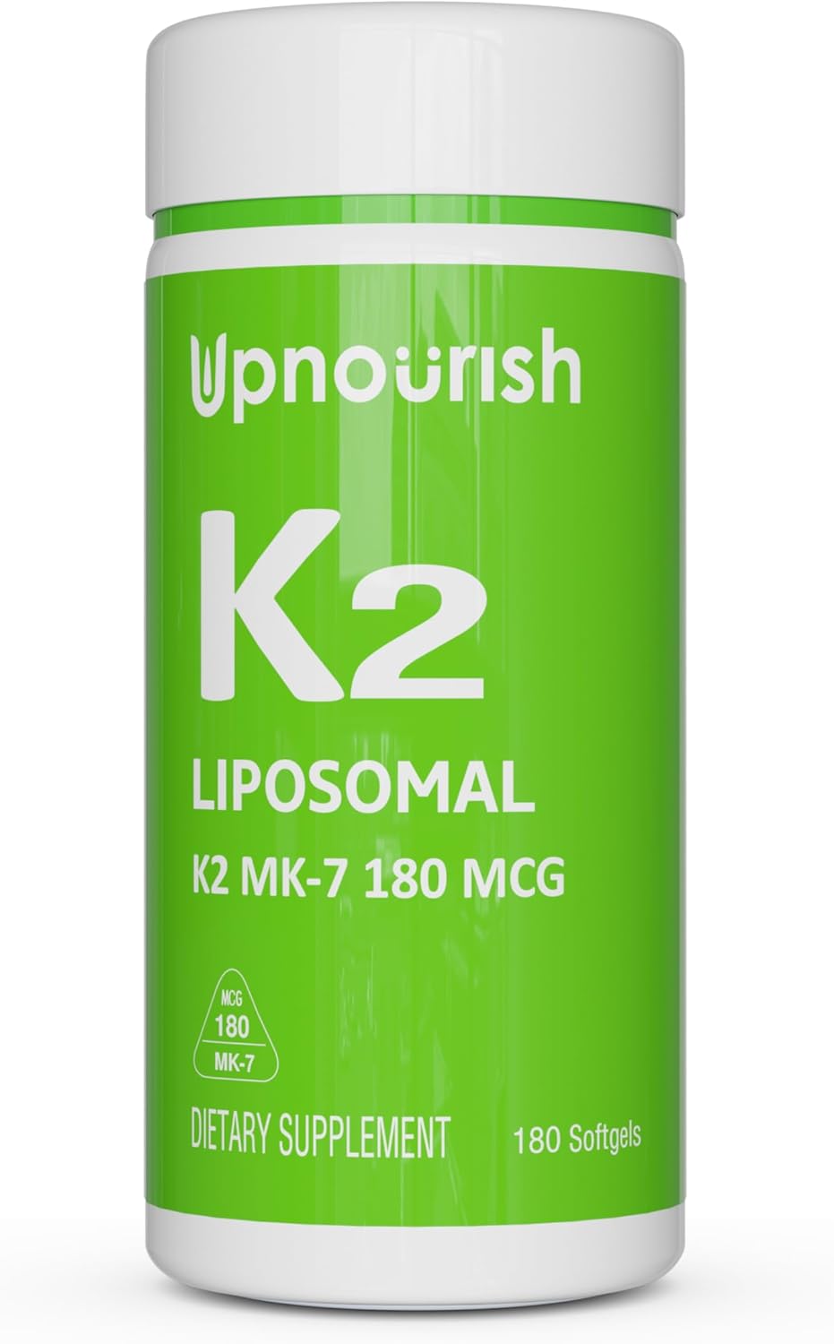 UpNourish Vitamina D3 Liposomal 5000 IU - 365 Cápsulas Blandas con Aceite de Coco Orgánico