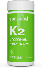 UpNourish Liposomal D3 K2 MK-7 – 365 Mini Softgels