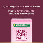 Nature's Bounty Fórmula para Cabello, Piel y Uñas, 60 Cápsulas