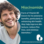 BESTVITE Niacinamida 500mg sin excipientes - 240 Cápsulas - Vitamina B3 sin efecto rubor