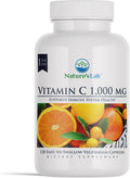 Nature's Lab Vitamina C 1000 mg, 120 cápsulas vegetarianas