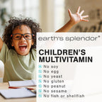 Earth's Splendor Multivitamínico Masticable para Niños, Apoya el Crecimiento Saludable, 60 Comprimidos