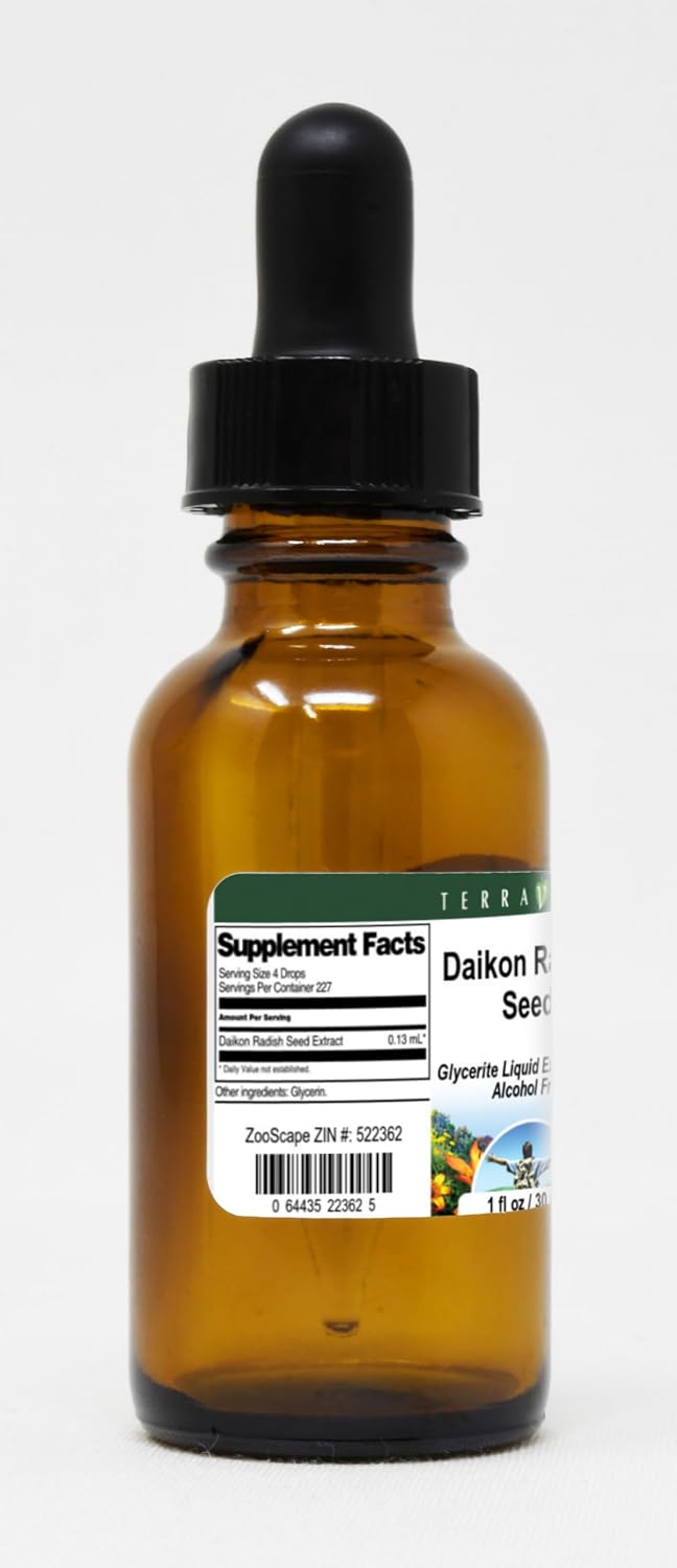 Extracto Líquido de Semilla de Rábano Daikon en Glicerita (1:5) - Sin Sabor (30 ml)