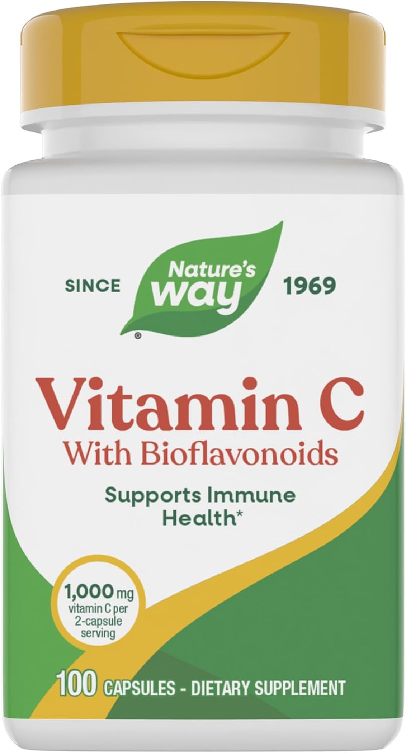 Nature's Way Vitamina C con Bioflavonoides 1000 mg, 100 Cápsulas