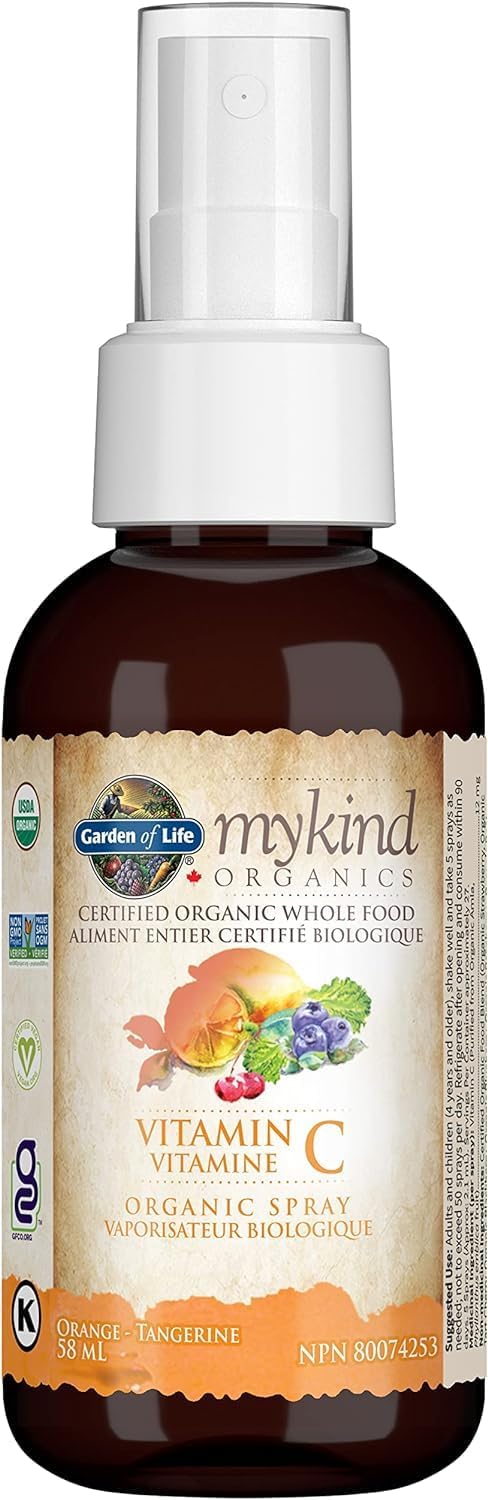 Garden of Life Vitamina C en Spray Naranja Mandarina, 58 ml