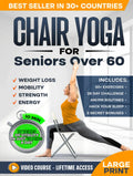 Chair Yoga para mayores de 60: Guía completa para sentirse 10 años más joven en solo 10 minutos al día - Libro de ejercicios para tonificar y perder peso (Desafía el envejecimiento en casa)
