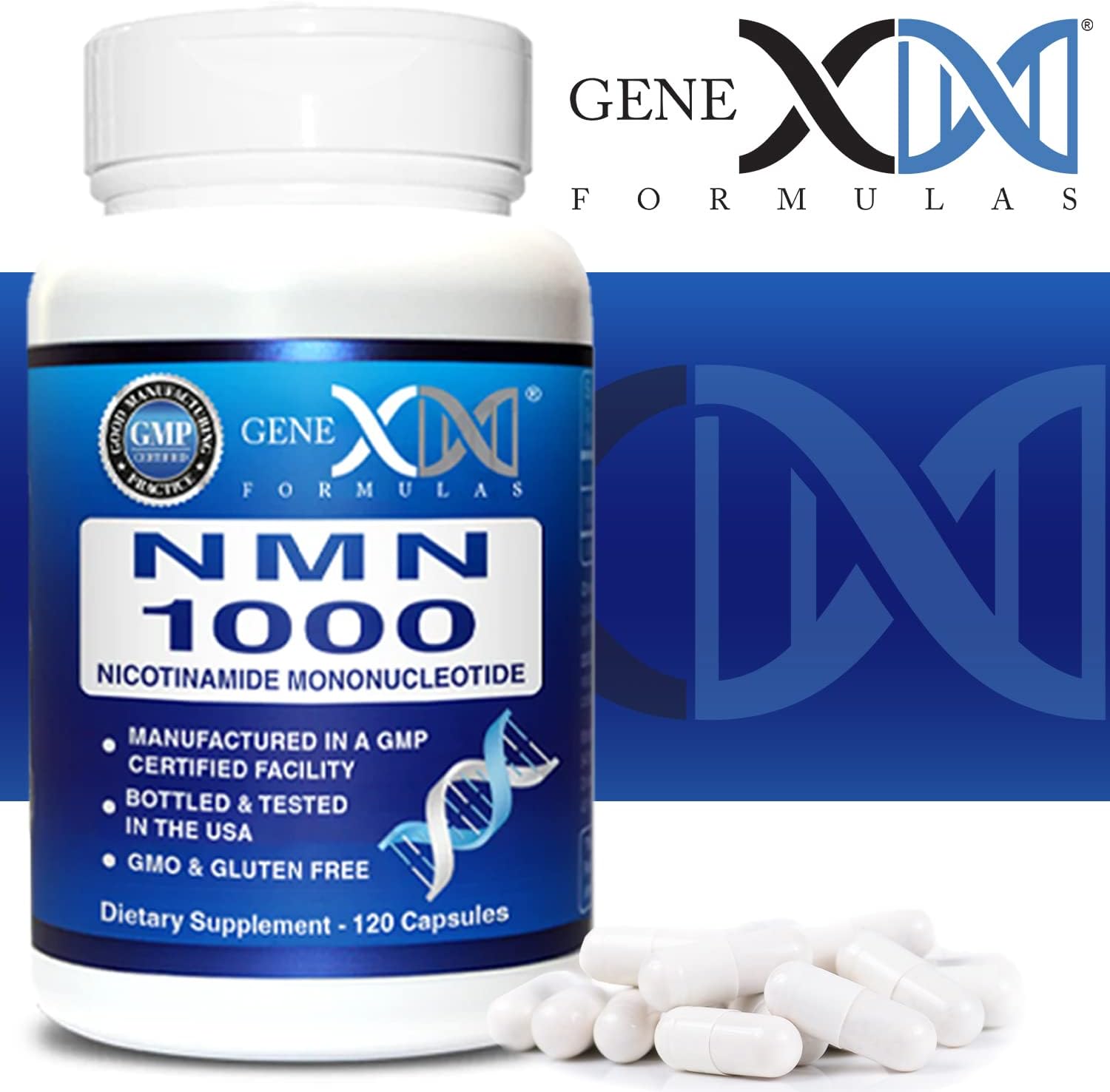 Genex Formulas NMN 1000mg - 120 Cápsulas