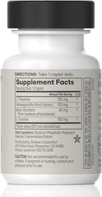 Shaklee Stress Relief Complex – Mezcla Calmante con L-teanina, Ashwagandha, Beta-sitosterol y L-tirosina – Apoyo para la Relajación sin Somnolencia – 30 Comprimidos