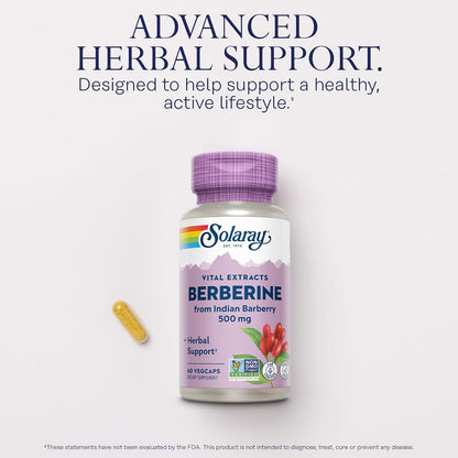 SOLARAY Berberina 500mg - Suplemento Vegano – Pureza: Opta por marcas que realicen pruebas de calidad y pureza, – Image 3