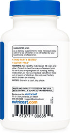 Nutricost Vitamina B1 (Tiamina) 100mg, 120 Cápsulas - Sin Gluten y No-GMO