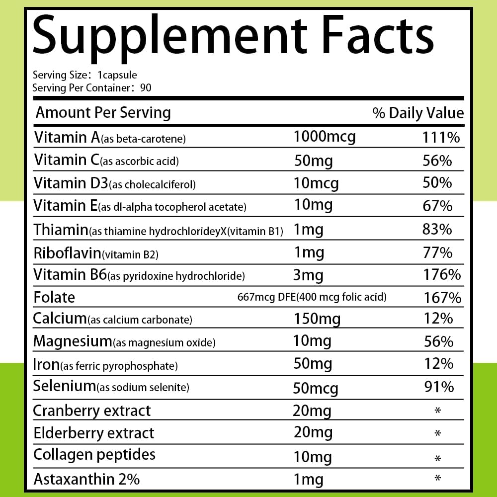 Complejo Multivitamínico y Multimineral Diario para Mujeres SEMAL (90 Cápsulas)