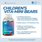 Mountain Meadow Herbs Vita-Mini Bears Multivitamínico para Niños con Gominolas de Frutas, 60 unidades