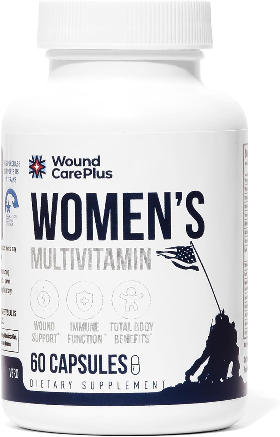 Wound Care Plus Multivitamínico para Mujeres – Complejo de Vitaminas A, C, D, E y Zinc – 60 Cápsulas