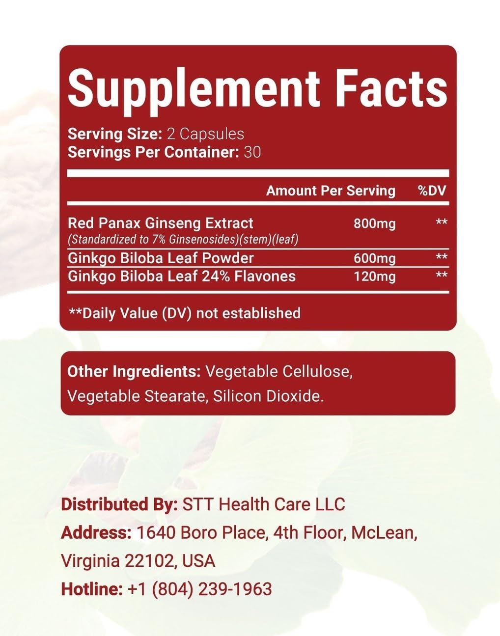 Sugar Care Herbal Supplement with Red Ginseng, 3 Bottles