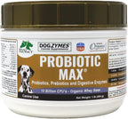 Dogzymes Probiotic Max - Probióticos y Enzimas Digestivas para Perros (454 g)
