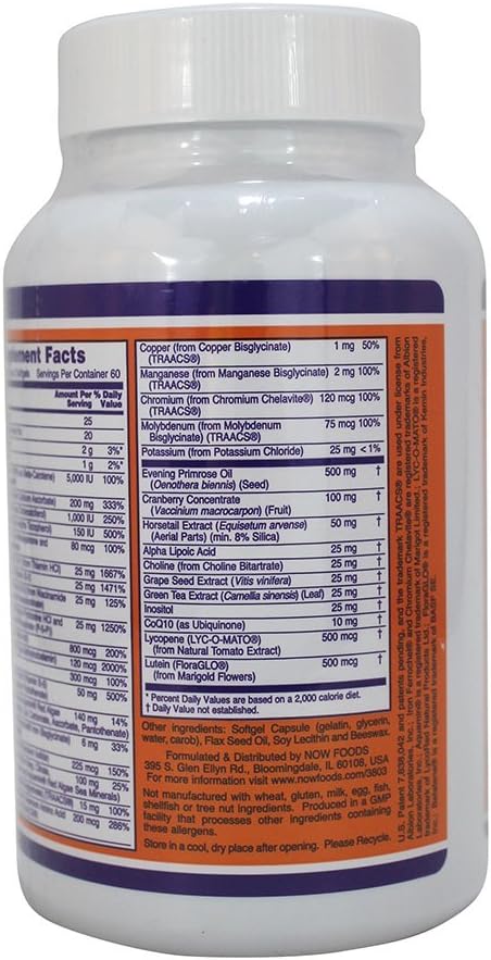 NOW Foods EVE Superior Women's Multi, 180 Softgels (Paquete de 2)