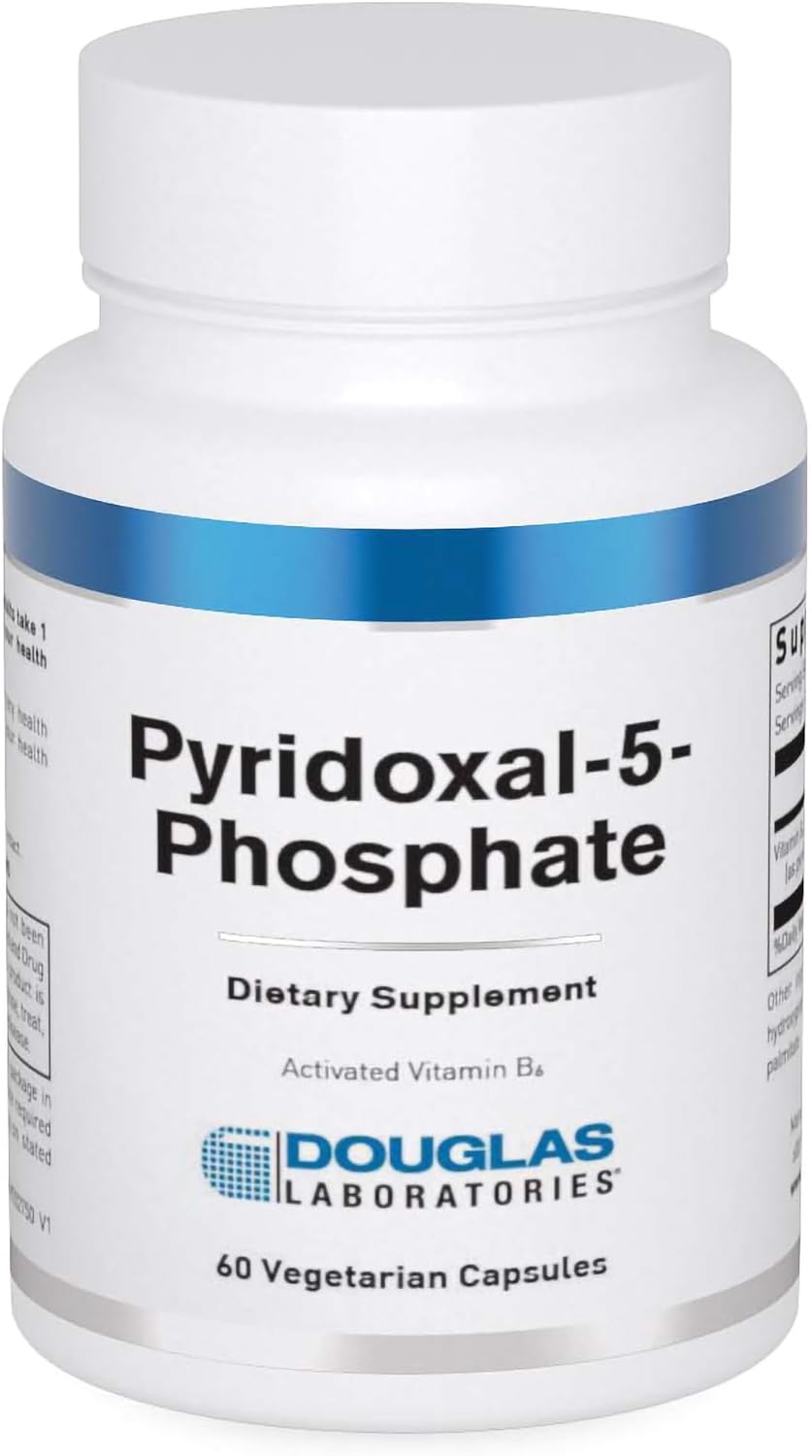 Douglas Laboratories Piridoxal-5-Fosfato (50 mg) - Active Vitamin B6 - 60 Capsules