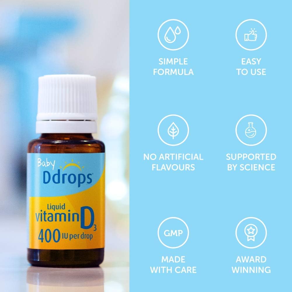 Ddrops Vitamina D3 Bebé 400 UI 90 Gotas