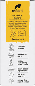 Dr. Organic Vitamin E Pure Oil Complex - Aceite Corporal Orgánico con Vitamina E y Aceites Naturales (50 ml)