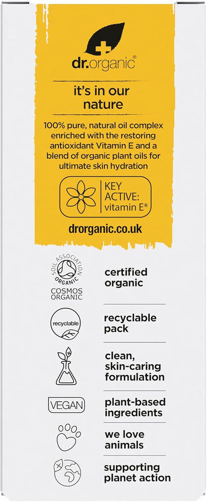 Dr. Organic Vitamin E Pure Oil Complex - – Aceite de rosa : Con propiedades calmantes y astringentes, ayuda a – Image 2