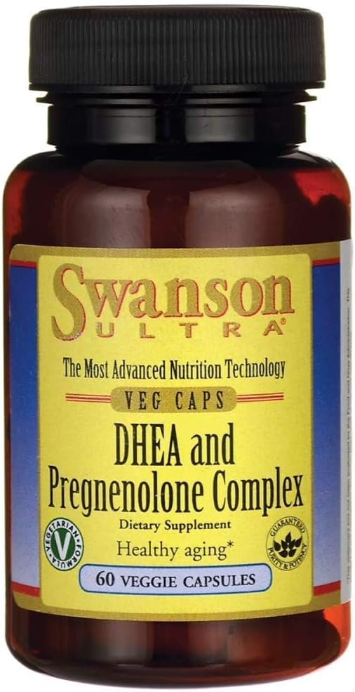 Swanson DHEA and Pregnenolone Complex 60 Veggie Capsules