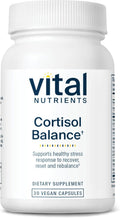 Vital Nutrients Cortisol Balance - Suplemento Vegano para el Equilibrio del Cortisol y el Estrés - 30 Cápsulas