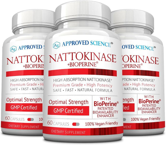 Approved Science Nattokinase 4.000 FU 200 mg - 180 Cápsulas Veganas