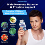 Simply Potent Multivitamínico Diario para Hombres | 35 Vitaminas, Minerales y Antioxidantes | 60 Comprimidos