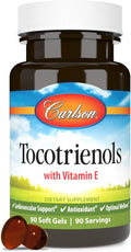 Carlson - Tocotrienoles, 40 mg, con Vitamina E Natural (Gamma, Alfa, Delta, Beta), 90 Cápsulas Blandas