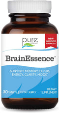 PURE ESSENCE LABS Brain Essence - Suplemento para la Memoria, Enfoque y Claridad Mental