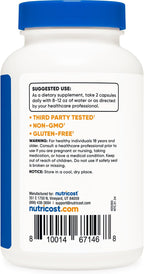 Nutricost Corteza de Olmo en Cápsulas - 1000mg por Ración, 120 Cápsulas - No-GMO, Sin Gluten, Vegetariano