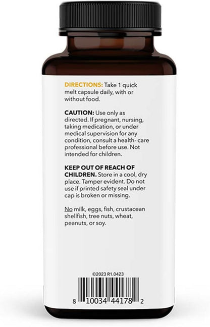 LifeSeasons Essentials Vitamina B12 10.000 mcg Quick Melts – Metilcobalamina B12 para la producción de energía y el soporte del sistema nervioso – Sabor a bayas – Comprimidos de disolución rápida – 60 comprimidos