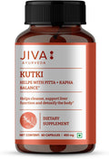 Jiva Ayurveda Kutki Cápsulas – Suplemento Herbal Ayurvédico para el Hígado y la Digestión – Fórmula 100% Ayurvédica – 60 Cápsulas Vegetales