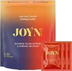 JOYN Supplement Value Pack: Alcohol Flush & Asian Glow Relief, Morning Recovery, Liver Support | con NAC, DHM, Cardo Mariano, Glutatión, B12 | 20 sobres