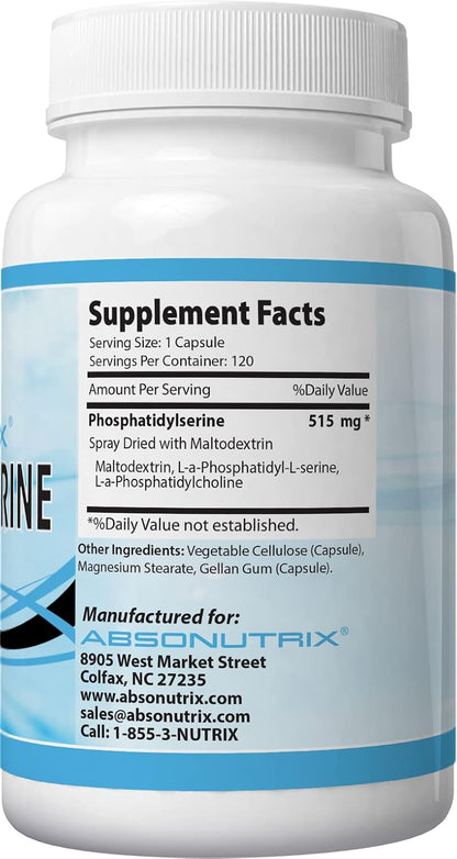 Absonutrix Fosfatidilserina Líquida 515 mg - 118 ml (120 dosis)
