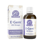 Carlson - E-Gem Oil Drops, 20000 UI Vitamina E, 100% Natural, Hidrata y Nutre la Piel, 59 ml