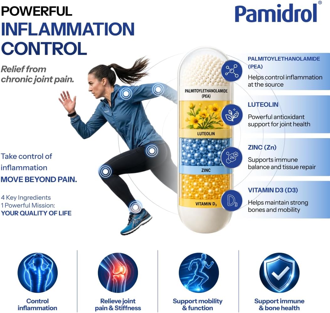 Pamidrol Nerve and Joint Support - 60 Cápsulas